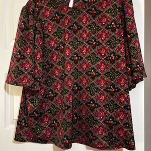 Modcloth Multicolor Patterned Blouse